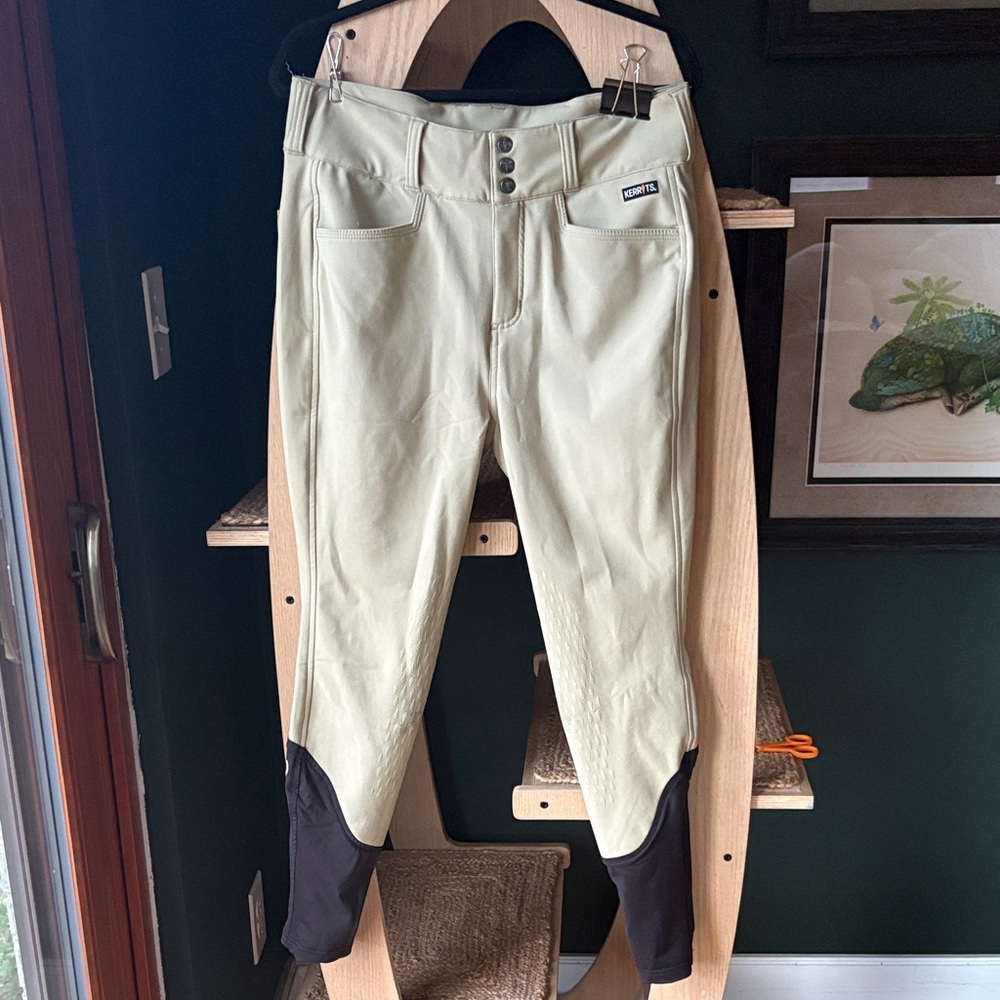 Kerrits Arena K-Pro Knee Patch Breech Tan Size Large